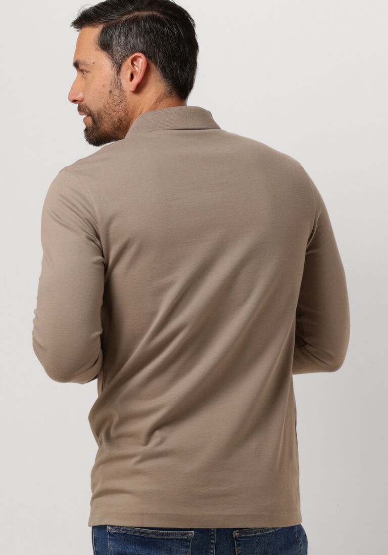 BOSS taupe boss polo passerby
