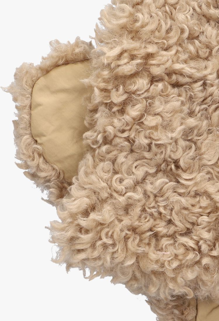 ANOTHER LABEL beige another label handschoenen lena fur gloves