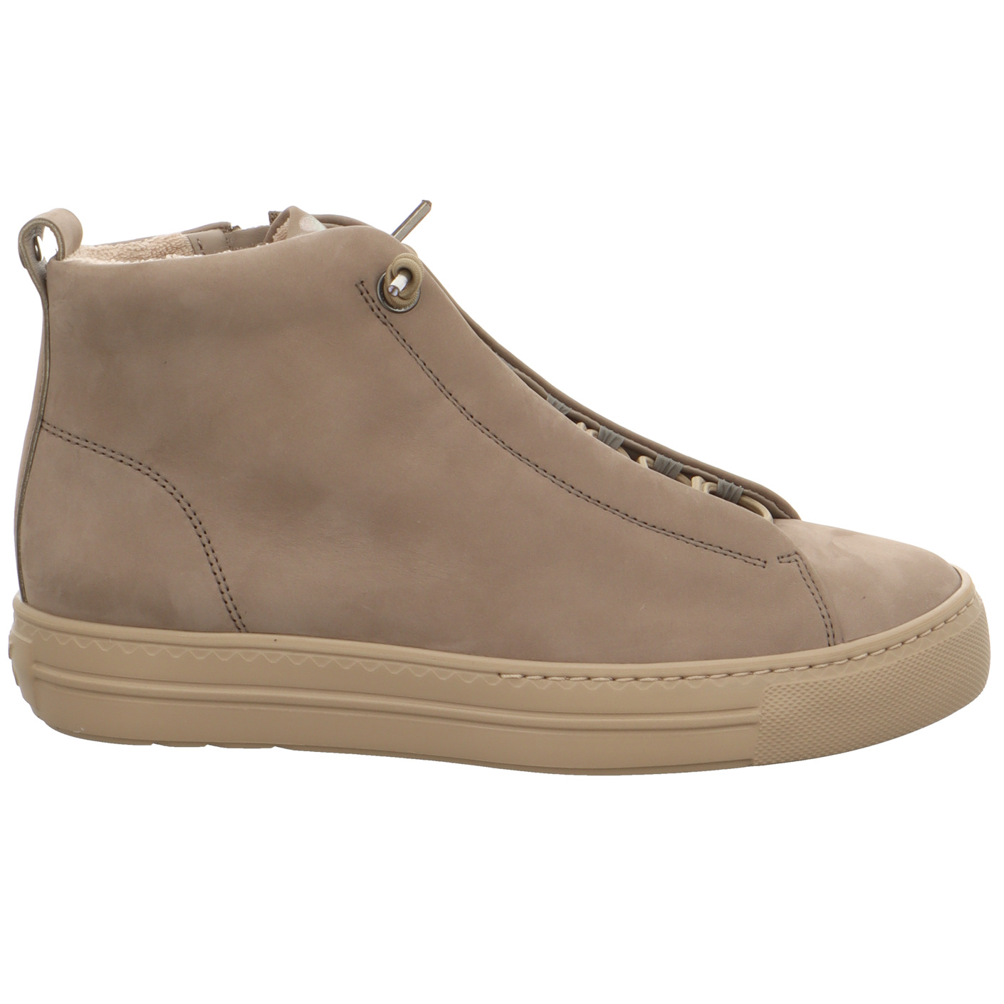 Schnürboots beige