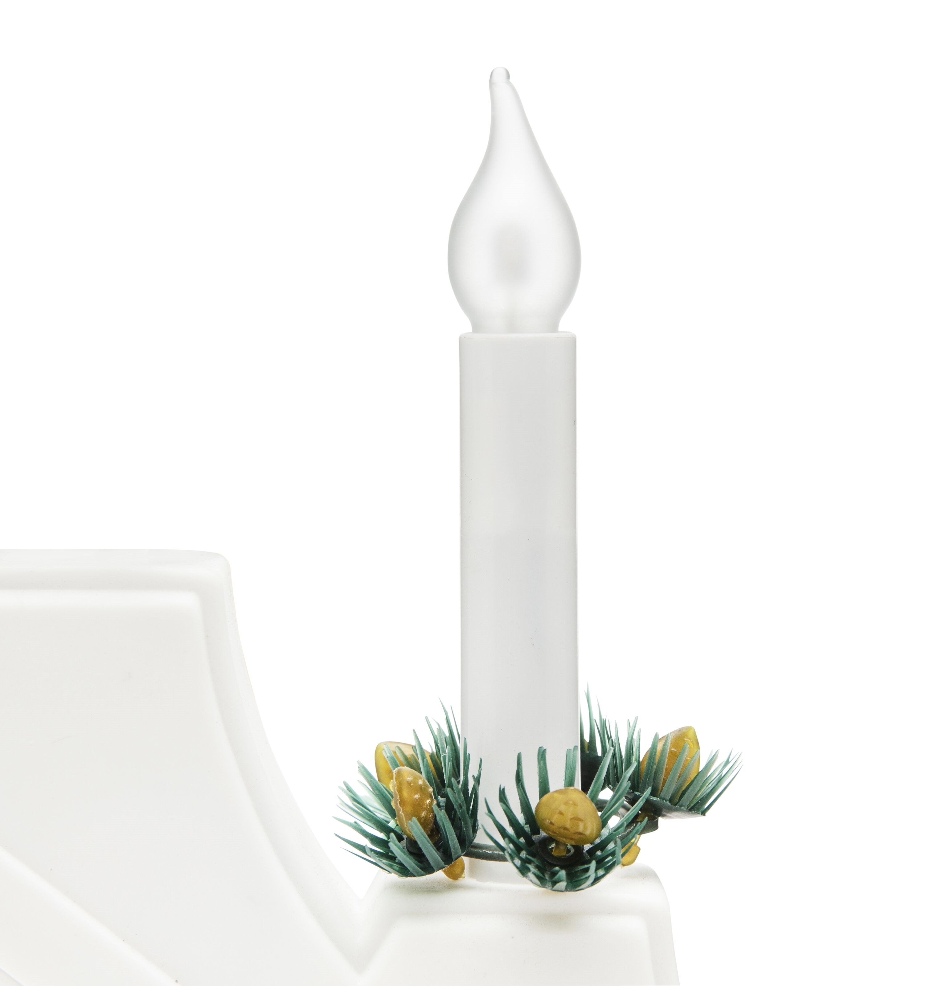Ledsavers Frostet reservepære til adventsstaker LED 7-pk.