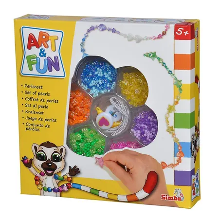 Simba Art & Fun Bastelset Perlen, sortiert