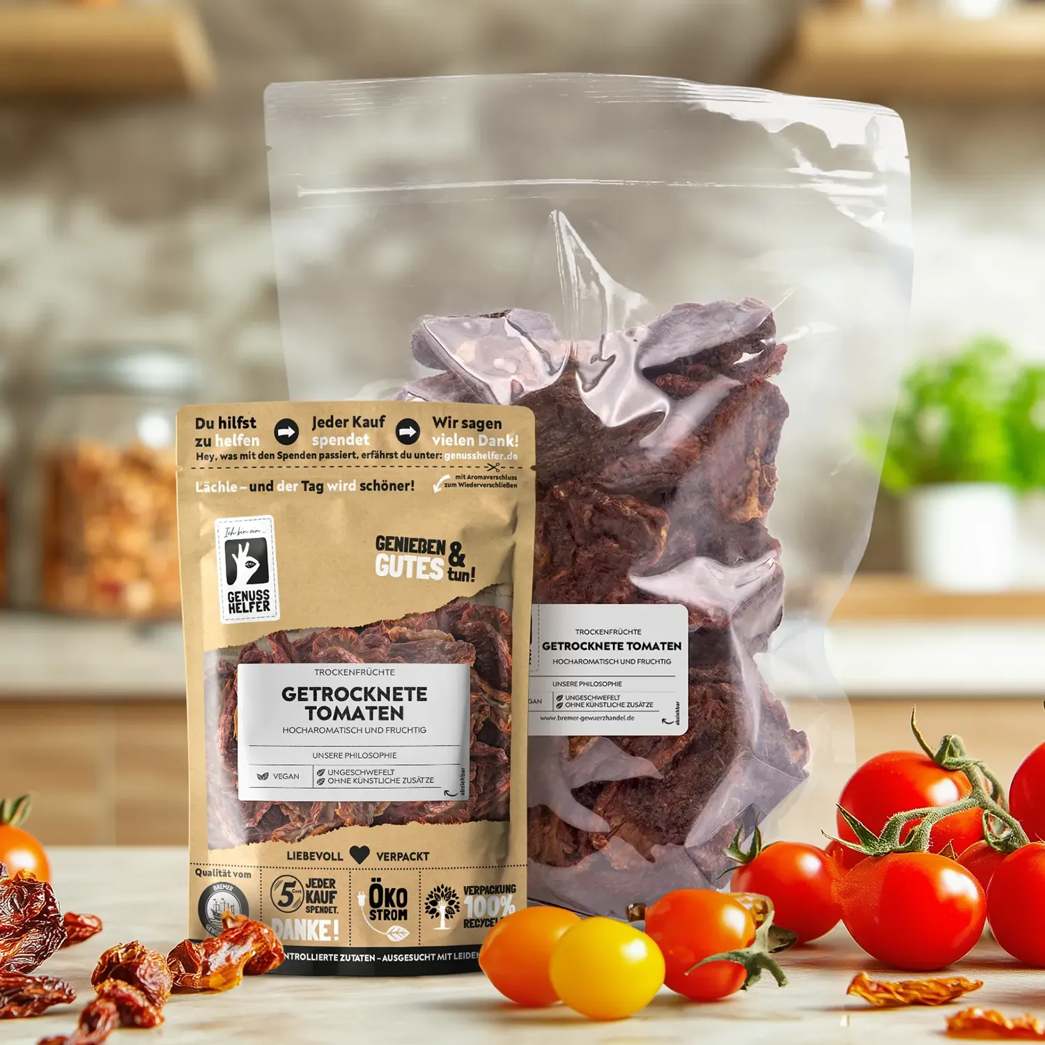 Tomaten, getrocknet, Großpackung