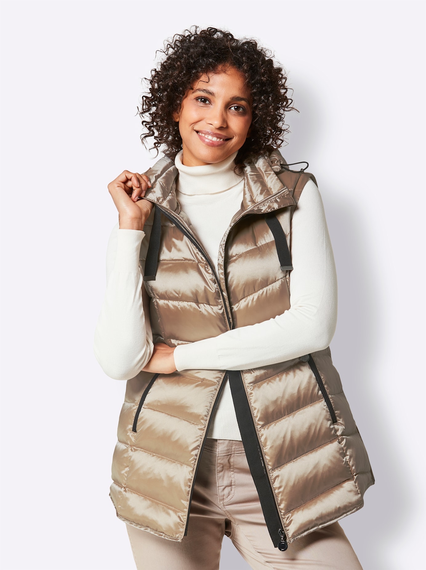 CREATION L PREMIUM Daunenjacke mit Kapuze