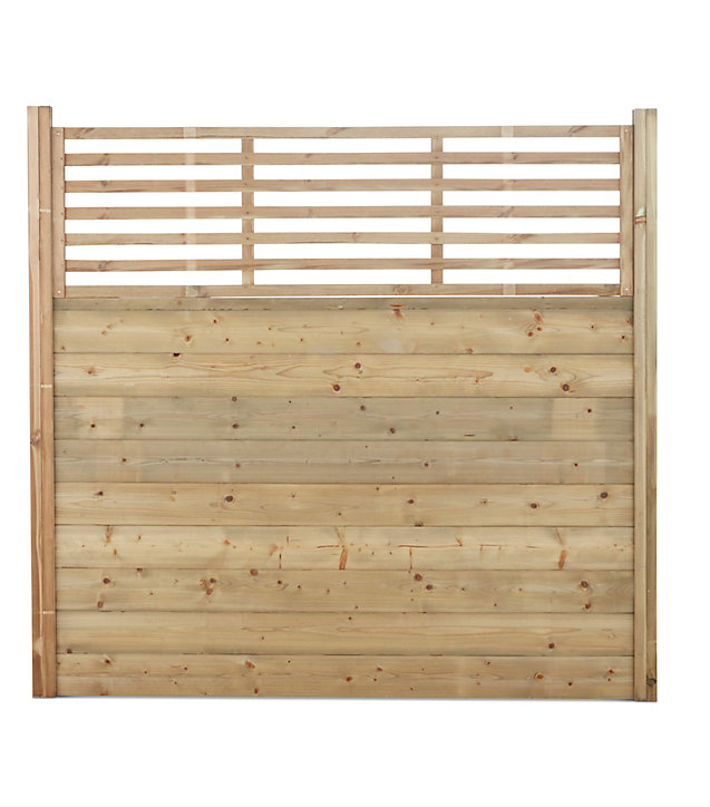 Poteau bois Ombrone vert 7 x 7 x h.100 cm