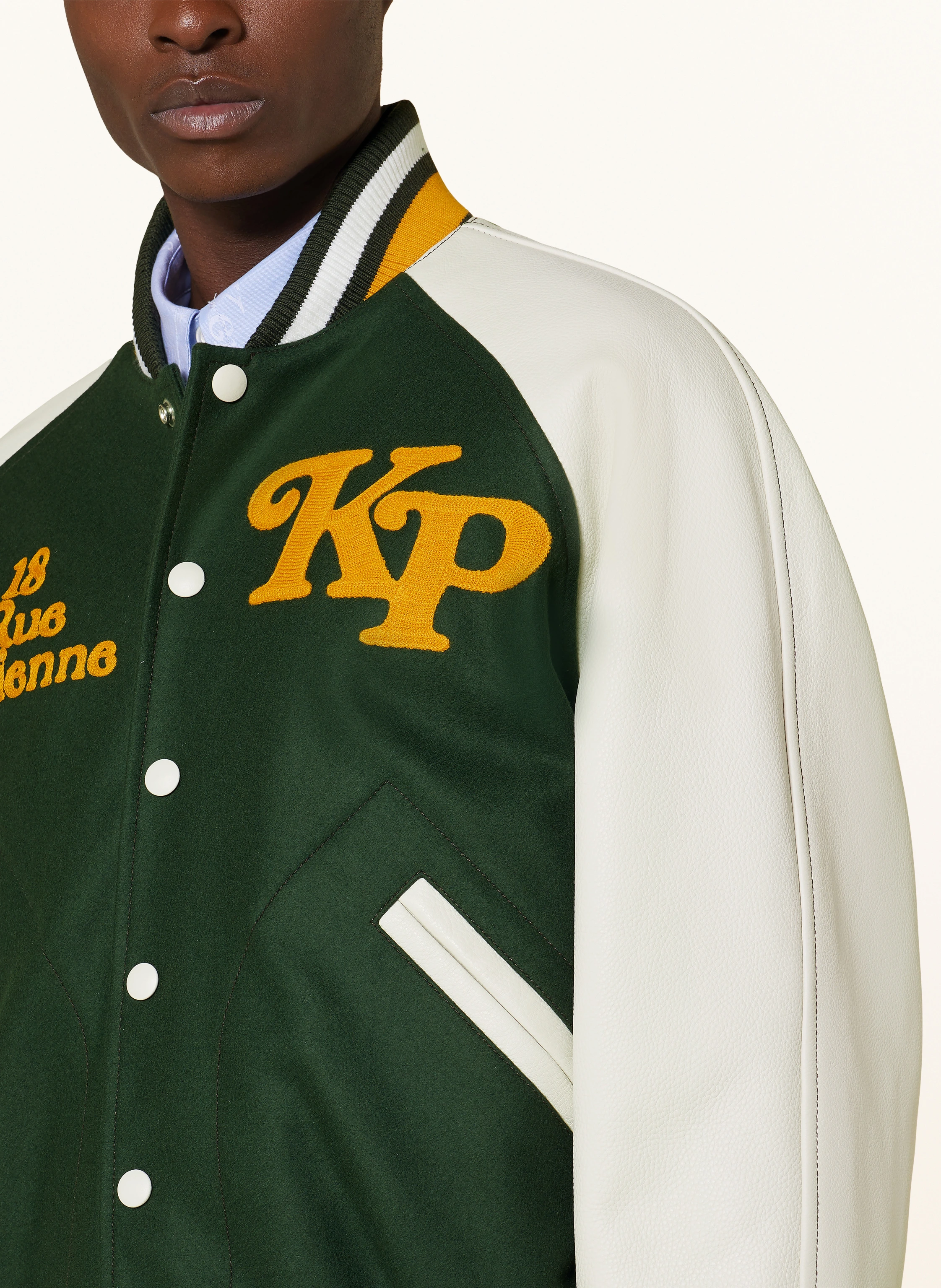KENZO College-Jacke im Materialmix