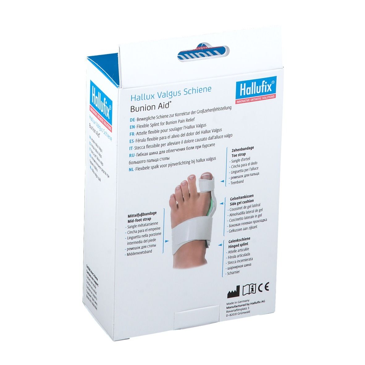 Hallufix® Hallux Valgus Schiene 41-46