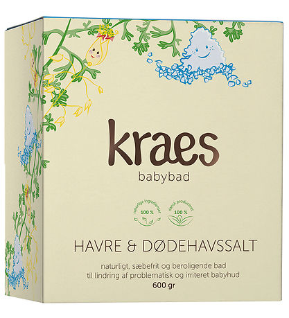 Kraes Babybad - Havre & D?dehavssalt - 600 g