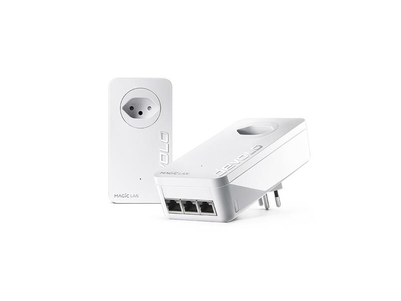 devolo Powerline Magic 2 LAN triple Starter Kit Devolo Magic 2 LAN triple Starter KIT Powerline-Adapter