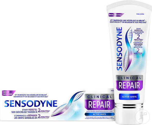 Sensodyne Clinical Repair Whitening Dentifrice Tube 75ml