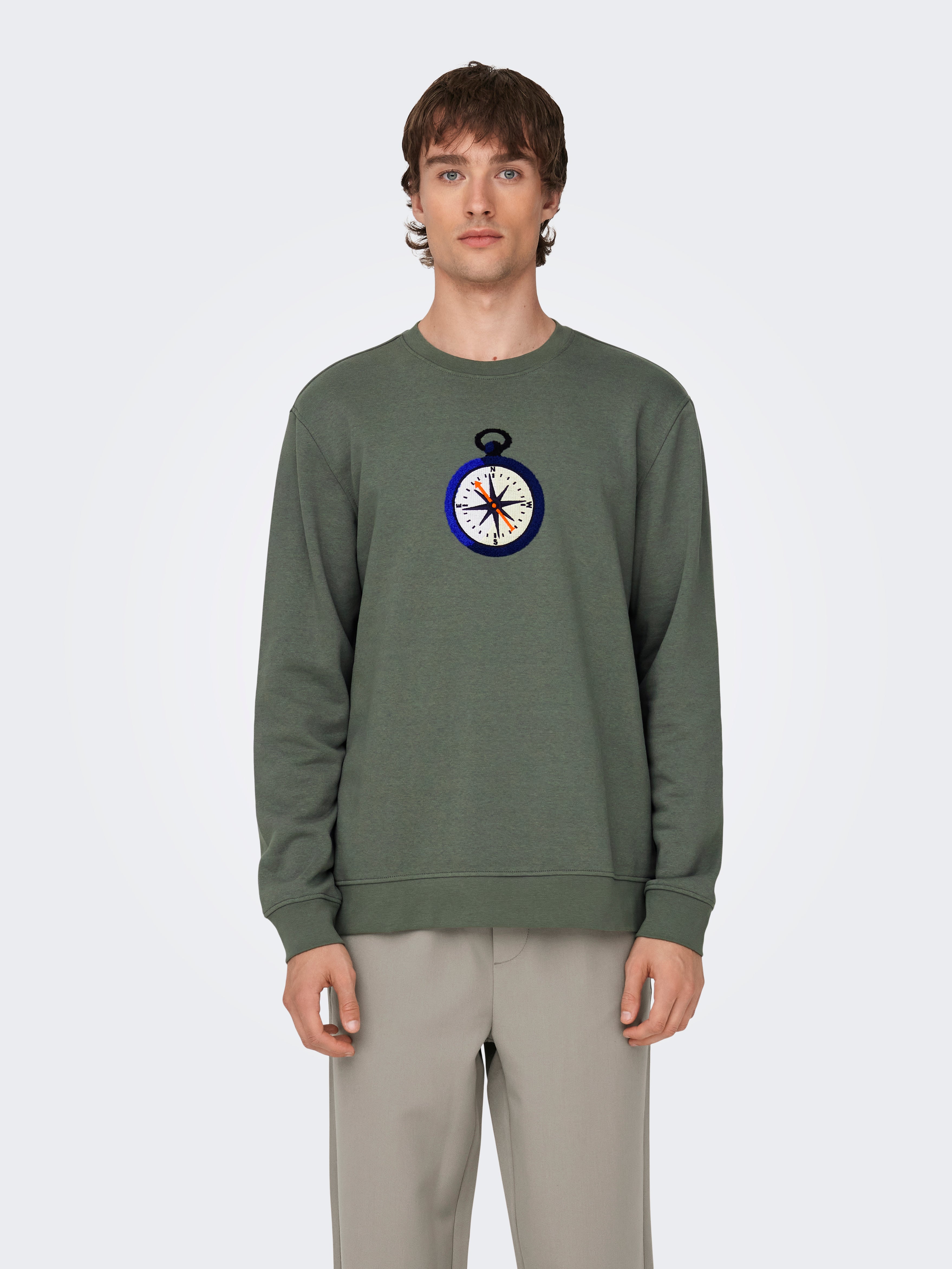 ONSOLIVER Sweatshirt Castor Gray