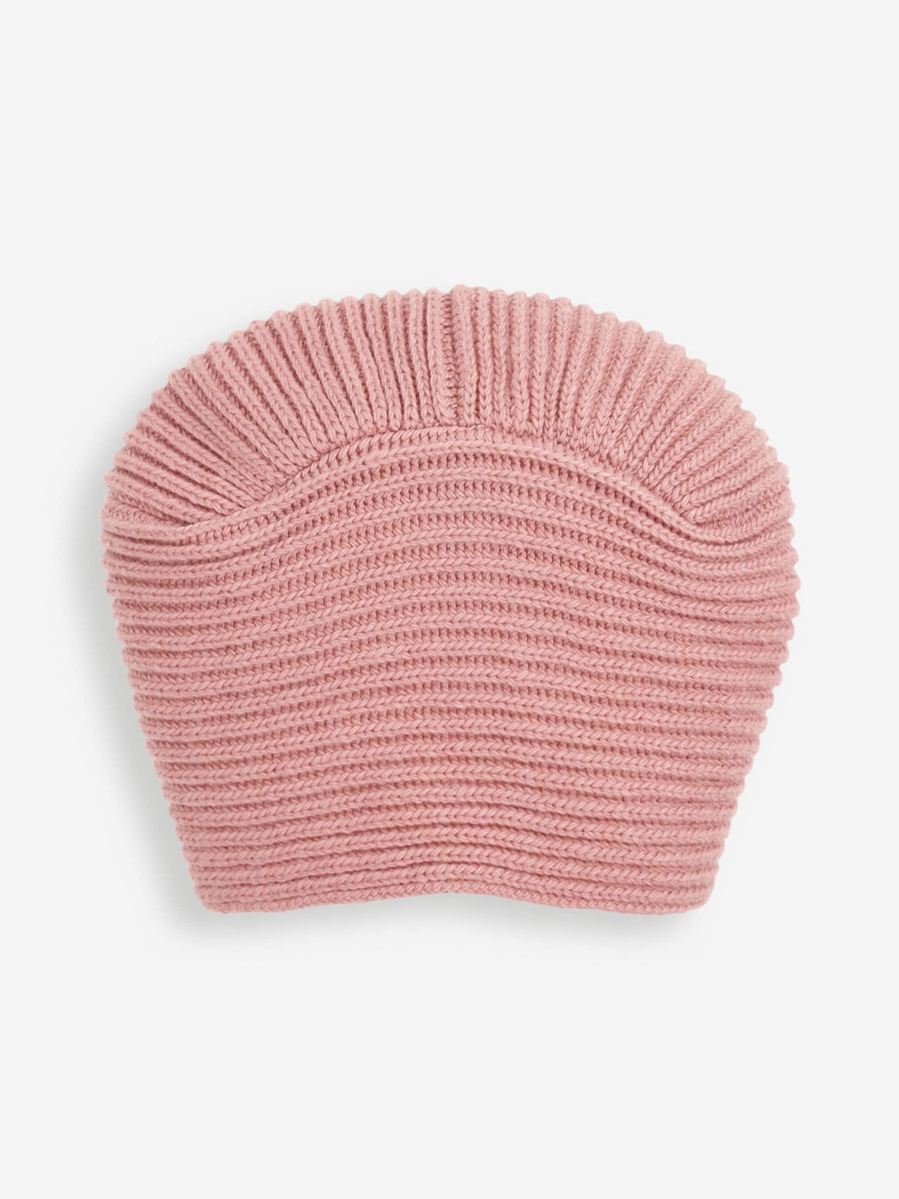 Roze - JoJo Maman Bébé - Gebreide tulband voor meisjes