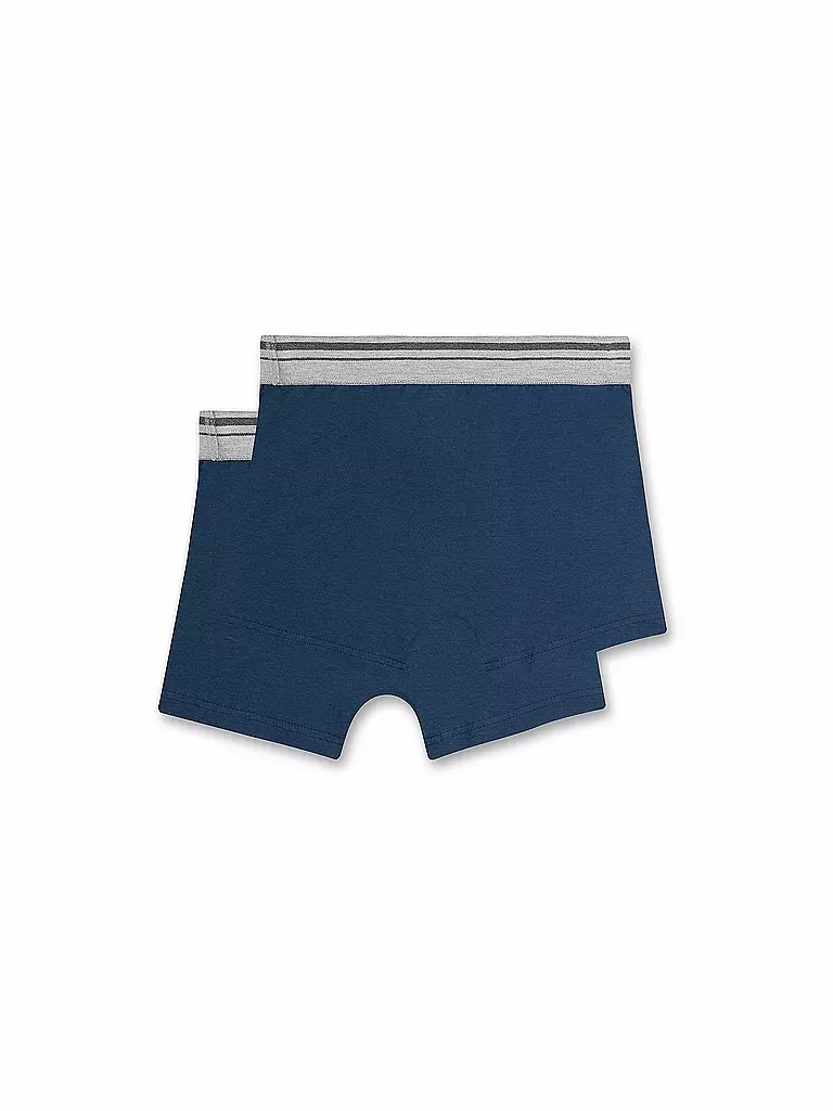 SANETTA Jungen Pants  2er Pkg. WORDING dunkelblau