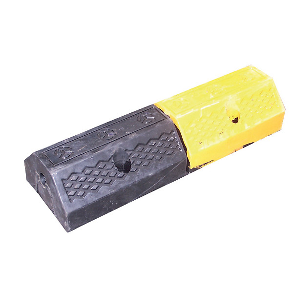 2 bordures parking noir/jaune
