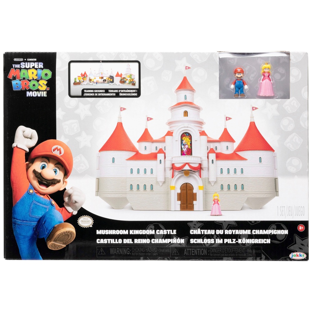 Nintendo Super Mario Movie Pilzkönigreich Schloss-Spielset
