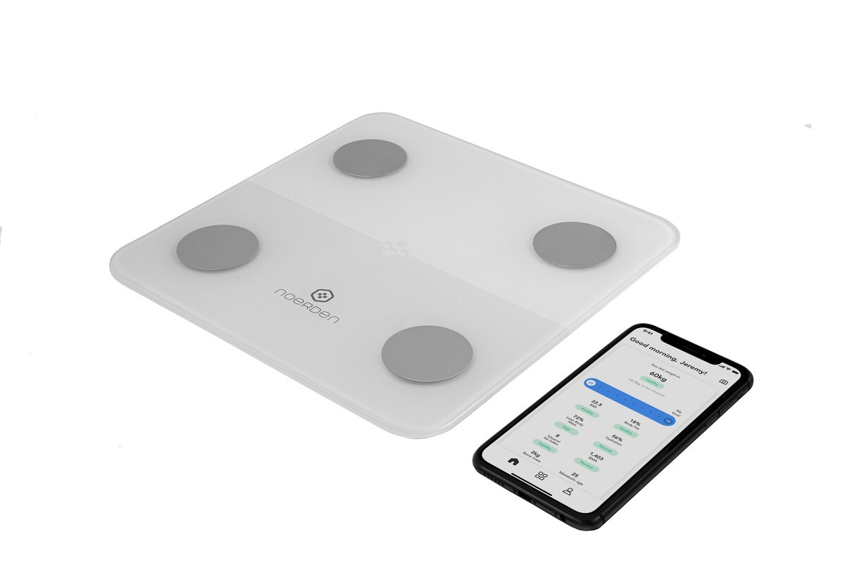 NOERDEN MINIMI Smart Personenwaage BT weiss