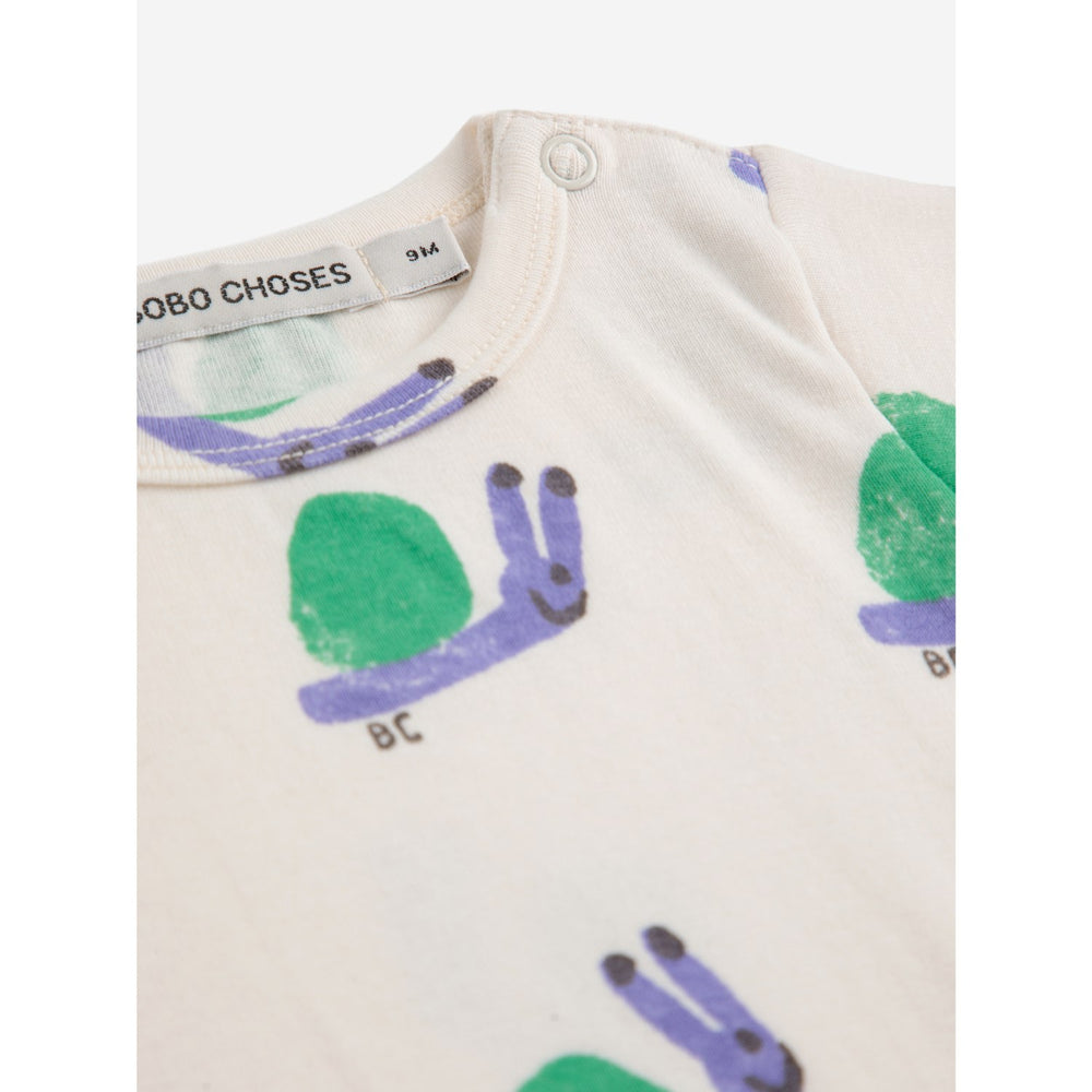 Køb Bobo Choses Offwhite Funny Snail All Over Body