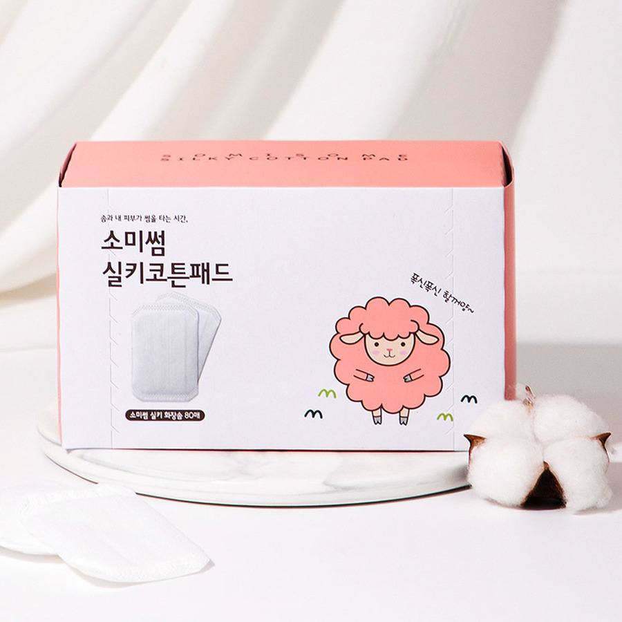 SOMISOME Silky Cotton Pads 80pcs