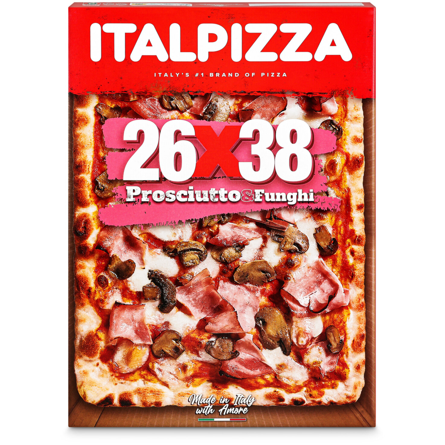 Italpizza 26x38 Prosciutto Fungh