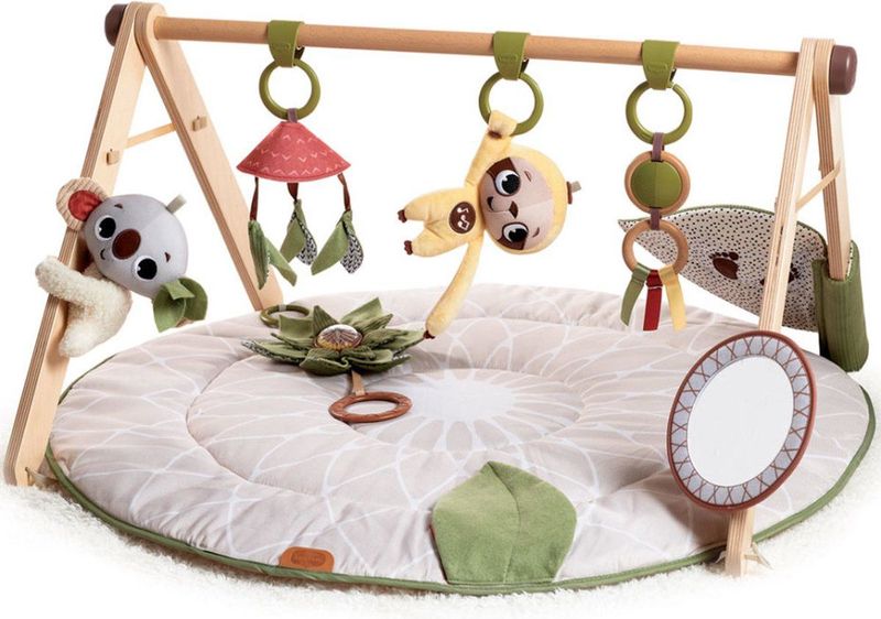 Tiny Love Boho Chic Luxe Developmental Gymini, Speelkleed voor Baby's, Houten Speelgoed Boog, Vanaf 0 Maanden