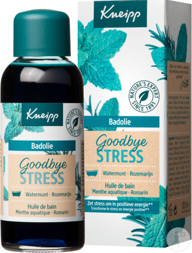 Kneipp Goodbye Stress Huile De Bain Menthe Aquatique Et Romarin Flacon 100ml