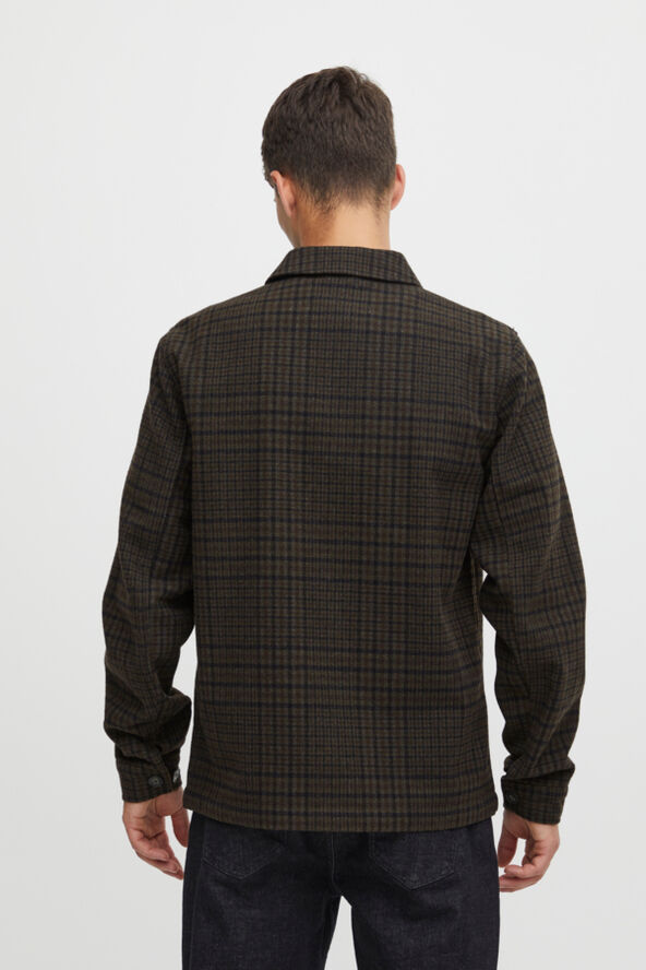 Casual Friday CFJILLIAN checked jacket Dark grey melange