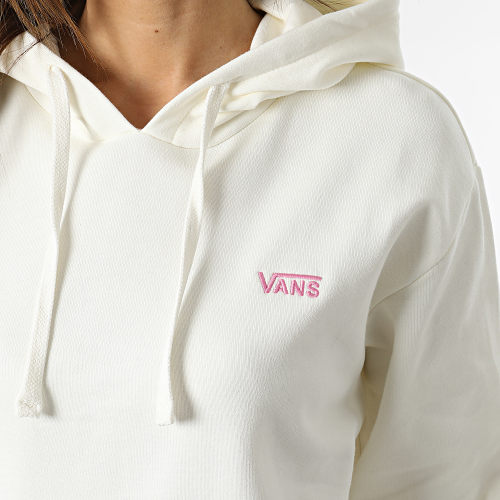 Sweat Capuche Femme Flying V Beige