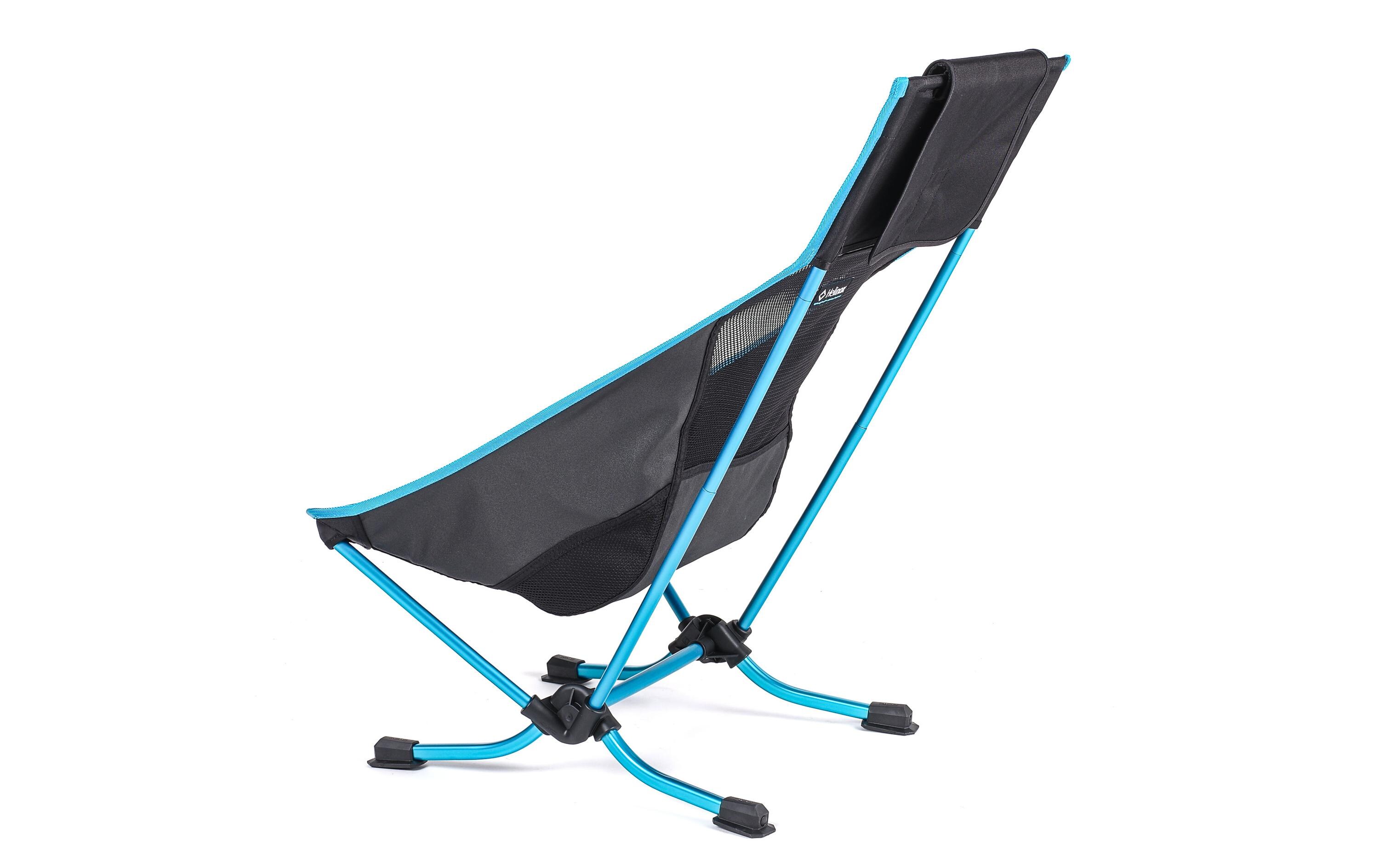 Campingstuhl Beach Chair Black/Cyan Blue<br>Campingstuhl