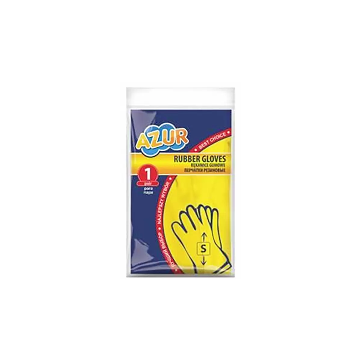 Gummihandschuh Grösse Grösse S Gelb