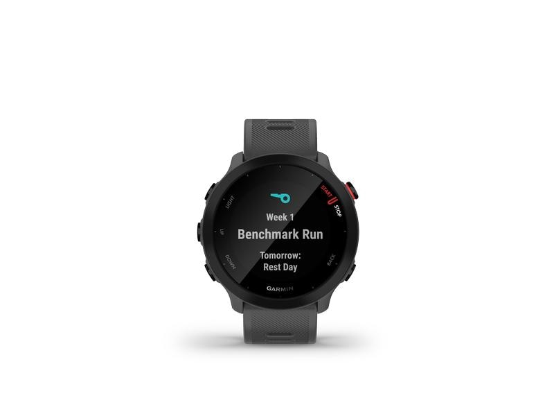 GARMIN Sportuhr Forerunner 55 Grau/Schwarz GPS-Laufuhr