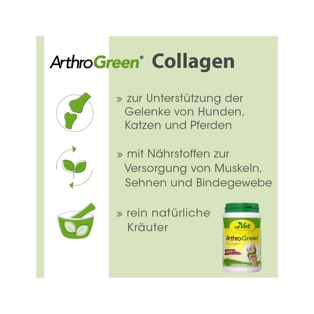 cdVet ArthroGreen Collagen 130 g