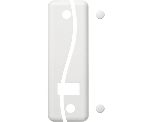 Afdekplaat Duo Schellenberg 53902, 18,5 cm, wit