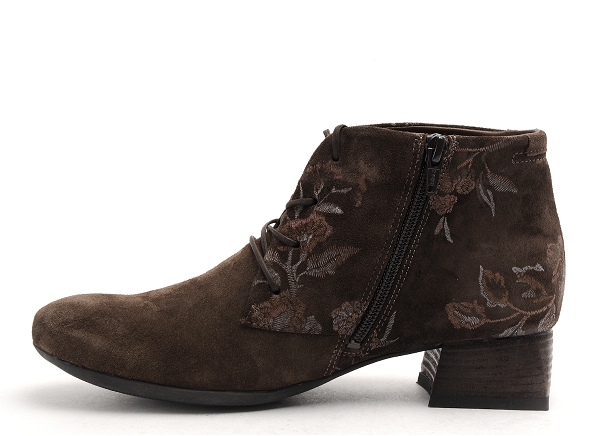 Think boots bottine talons femme 153050 marron