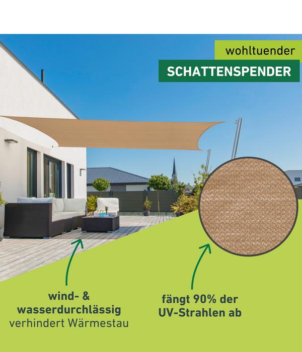 Windhager Sonnensegel Capri, rechteckig, ca.