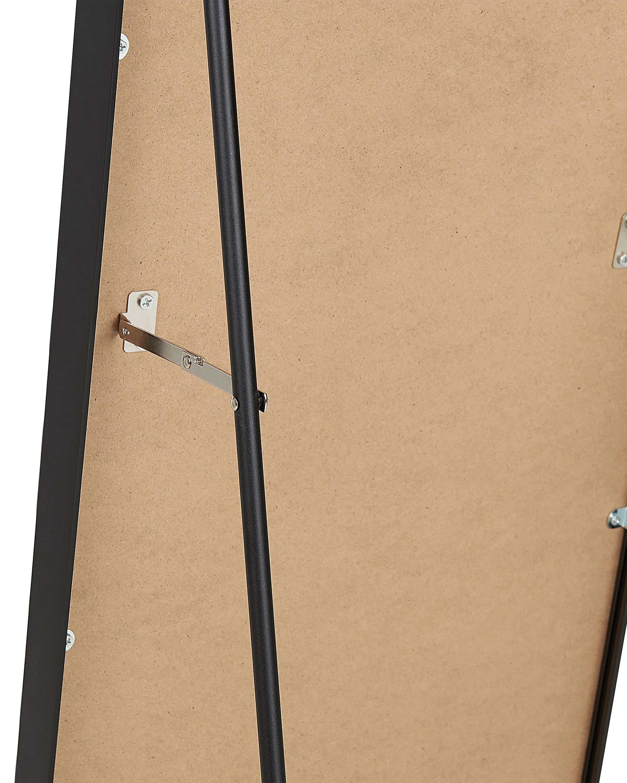 Staande spiegel BAGNOLET 150 cm Metaal Zwart