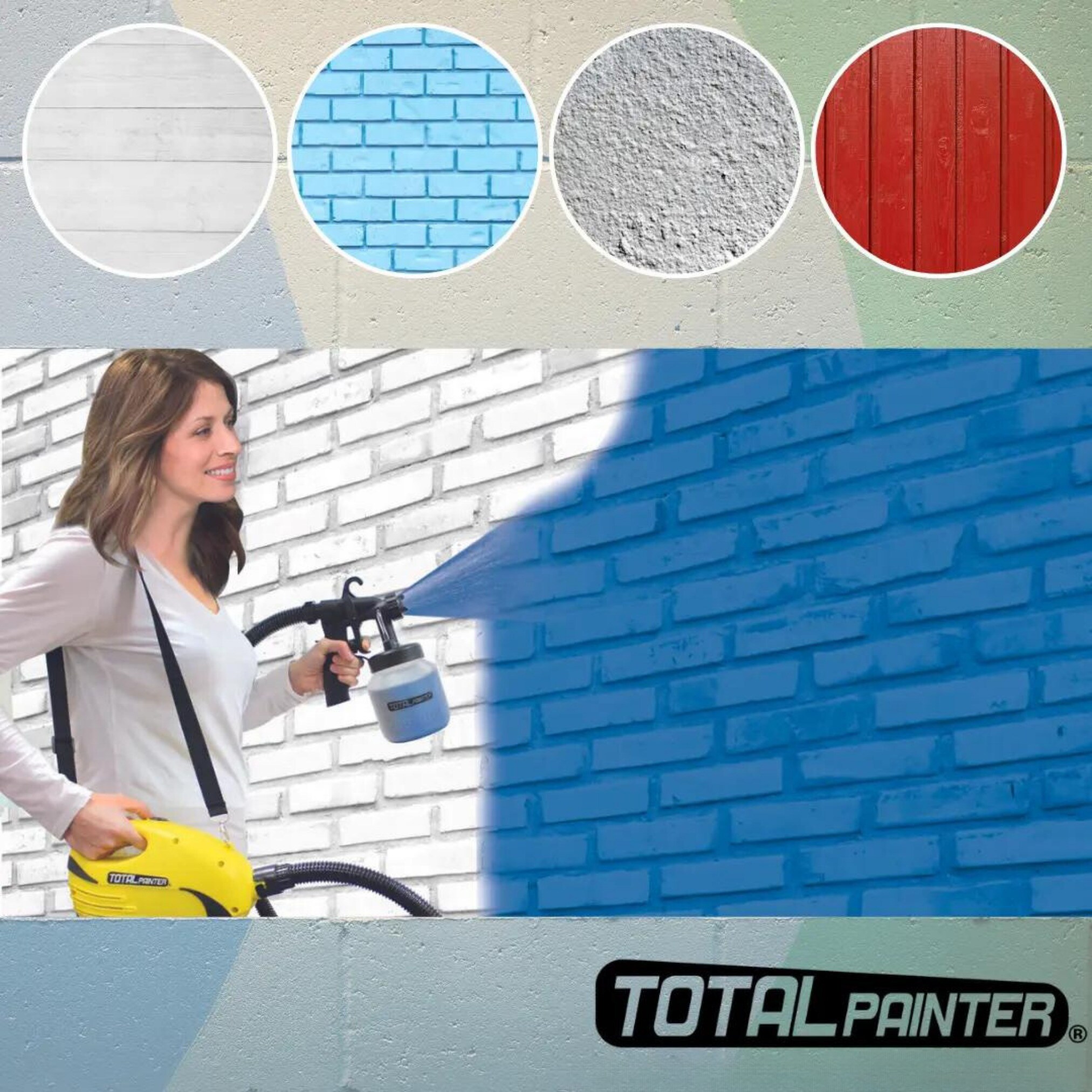 Best Direct® Farbsprühgerät - professionelles Farbsprühsystem Total Painter