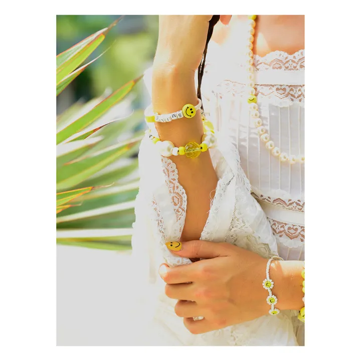 Venessa Arizaga Bracelet Big Smile | Blanc