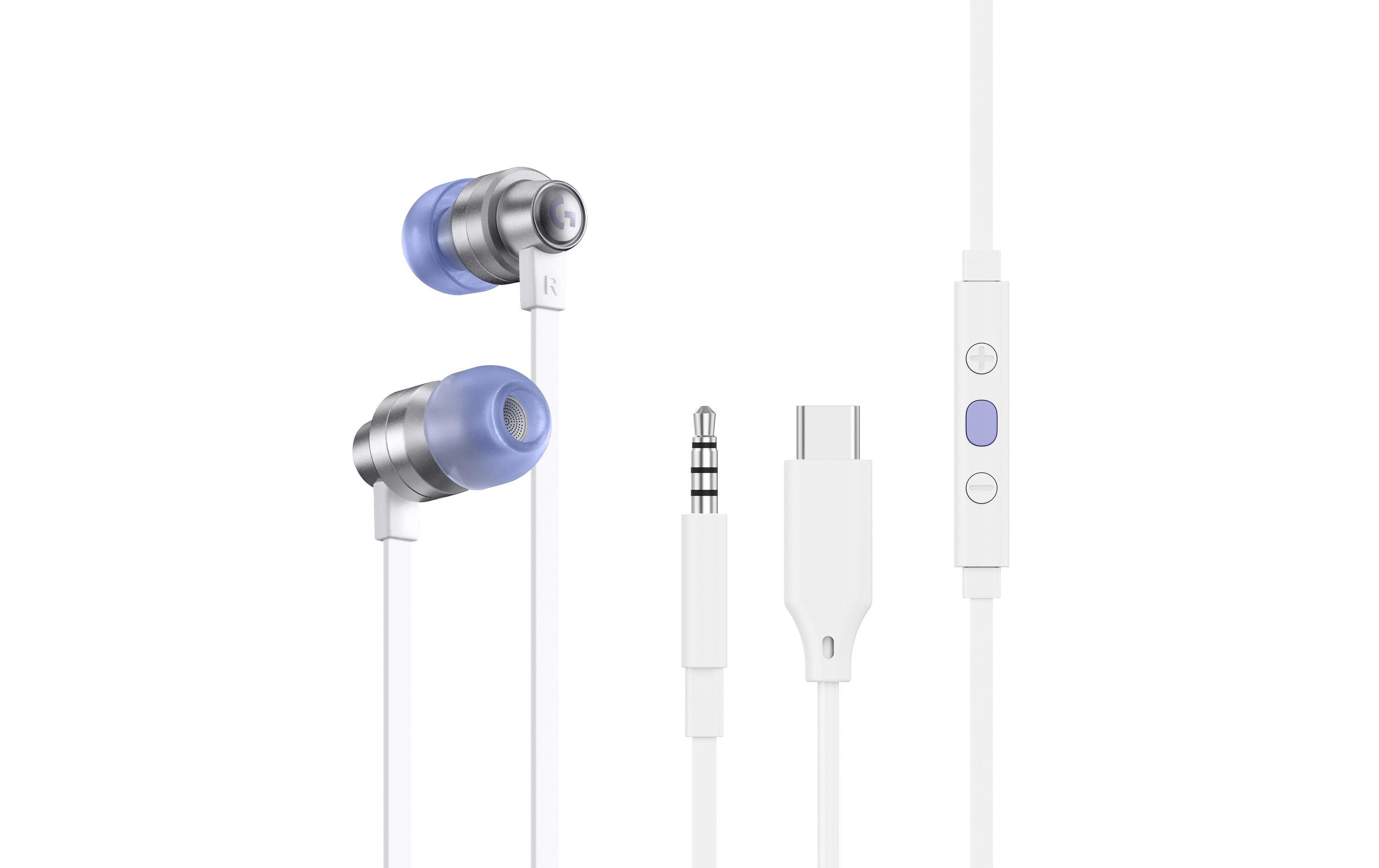 Headset G333 Gaming WeissGaming-Ohrhörer für klare Kommunikation auf PC, Konsolen und Mobilgeräten