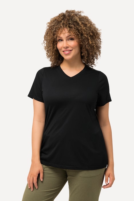 Funktionsshirt, antibakteriell, V-Ausschnitt, Halbarm