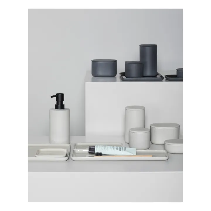 Serax Boîte ovale avec couvercle | Gris foncé