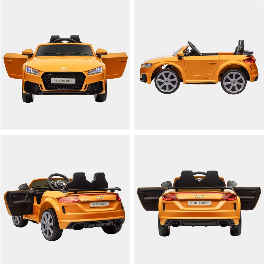 HOMCOM Kinder Elektroauto gelb