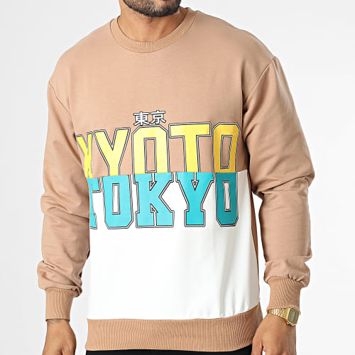 Sweat Crewneck GK-1065 Marron
