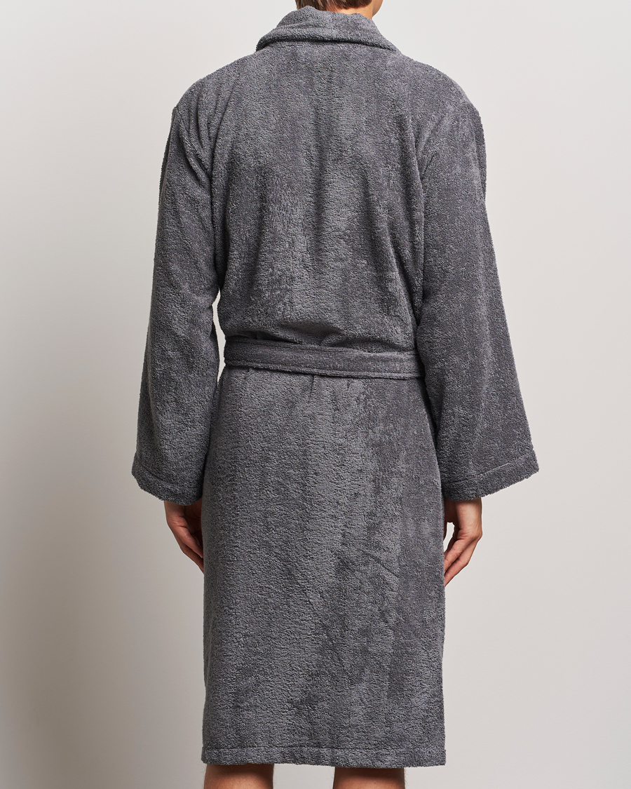 GANT Archive Shield Terry Robe Anchor Grey