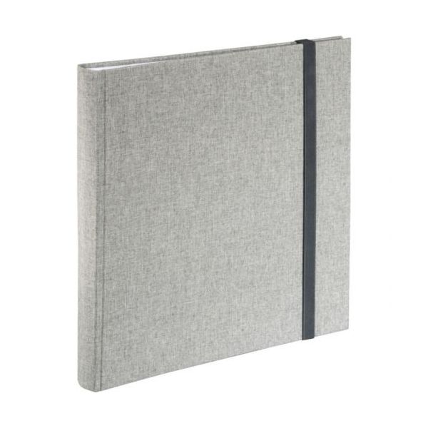 Hama Album Foto Jumbo Tessuto Grey 30x30 60 White Pages 3846