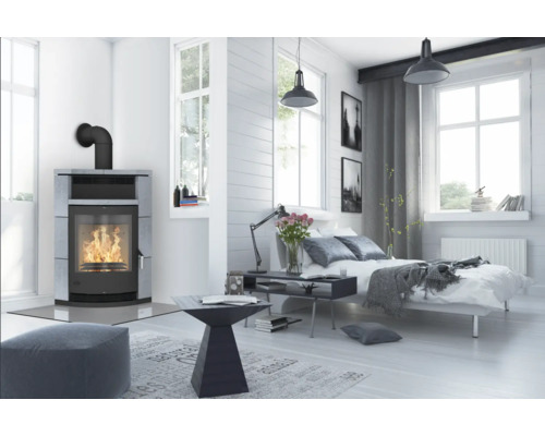Haard Lyon speksteen houtkachel 8 kW