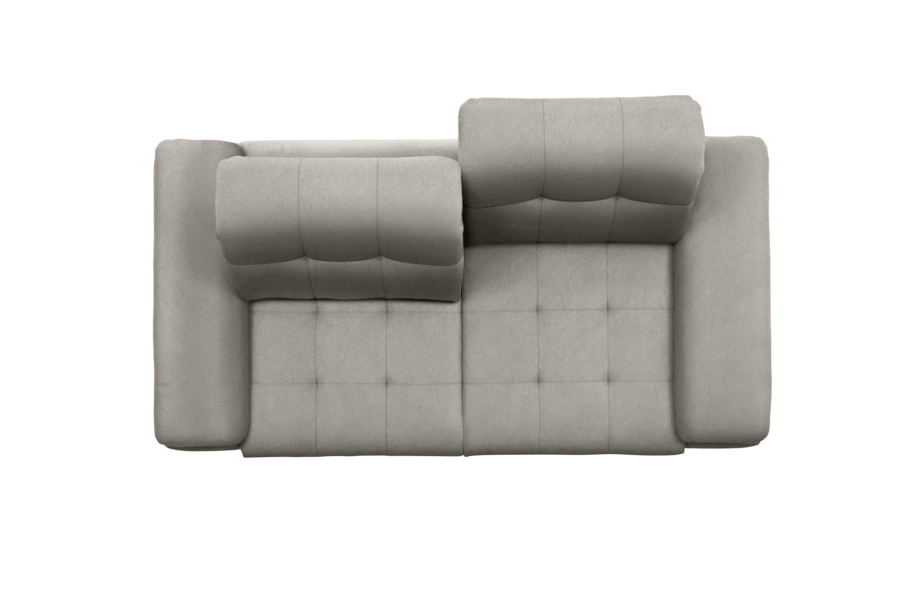 polsterpower 3-Sitzer-Sofa - Saddle alu - Basismodell