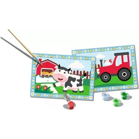 Ravensburger CreArt Malen nach Zahlen - Auf dem Bauernhof