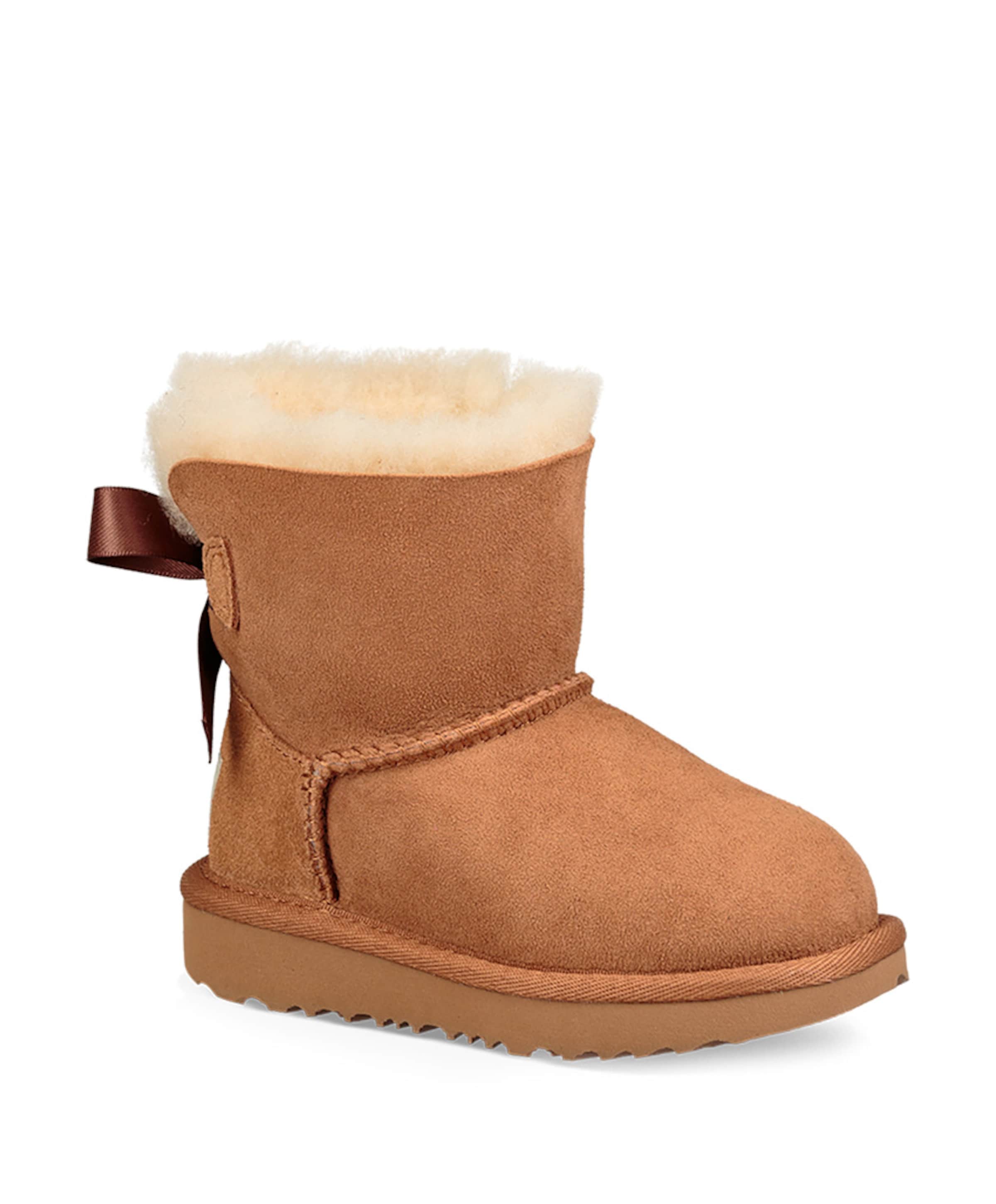 Ugg T MINI BAILEY BOW II meisjes enkellaarzen bruin