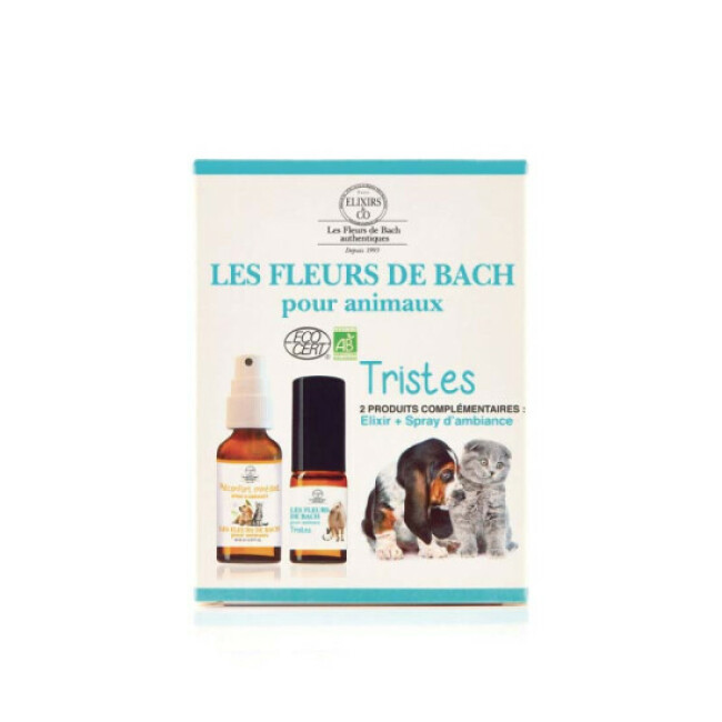 Kit Fleurs de Bach pour Animaux Tristes