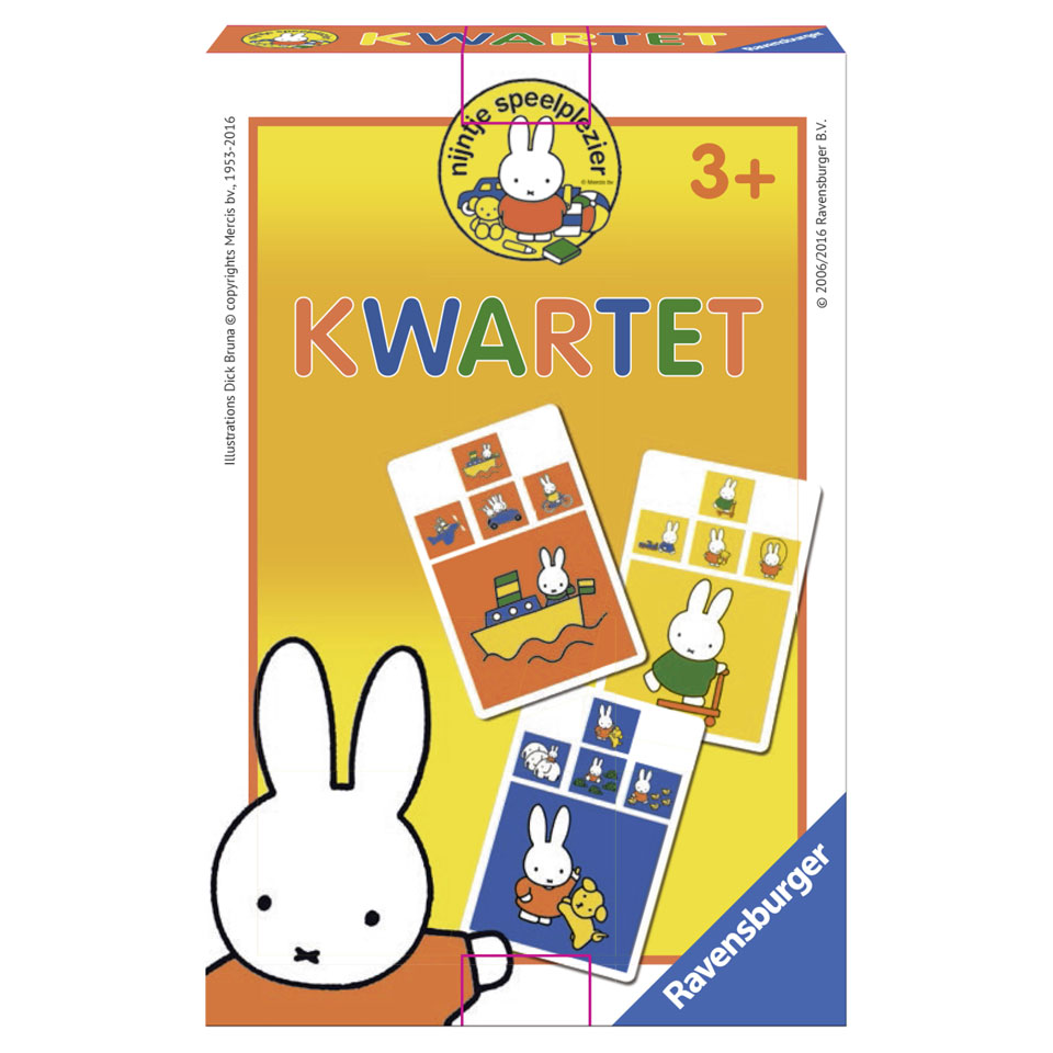 Ravensburger nijntje ontdekt de wereld kwartet