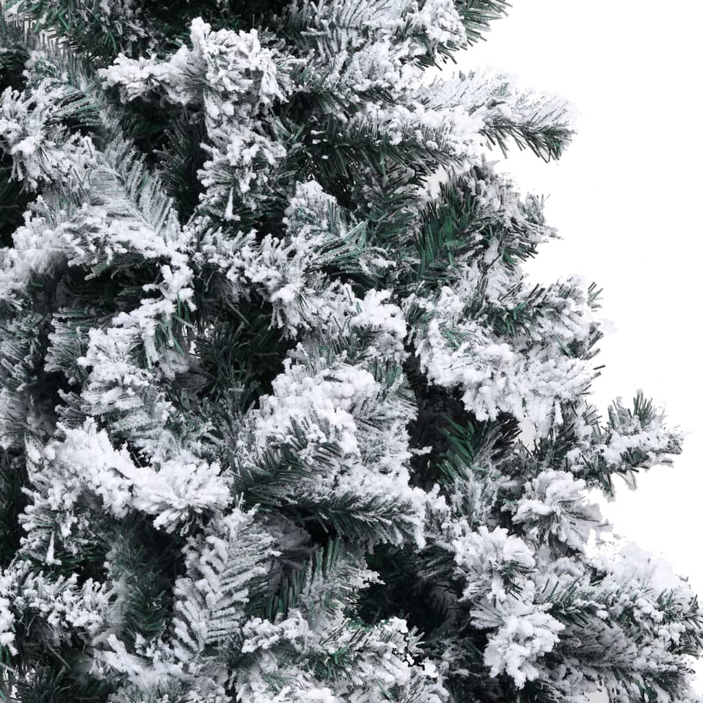 Kunstkerstboom met sneeuw, groen, 120 cm, PVC